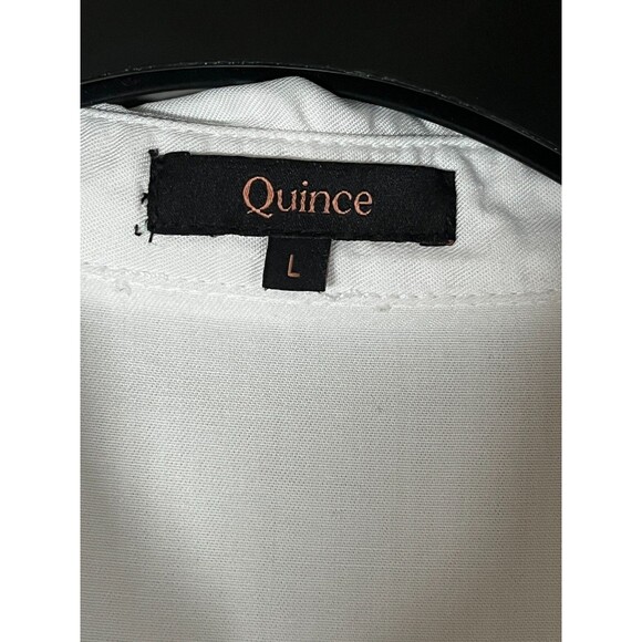 Quince Tencel Vintage Wash Camp Shirt Large Short Sleeve‎ Minimal Sustainable - Picture 2 of 7